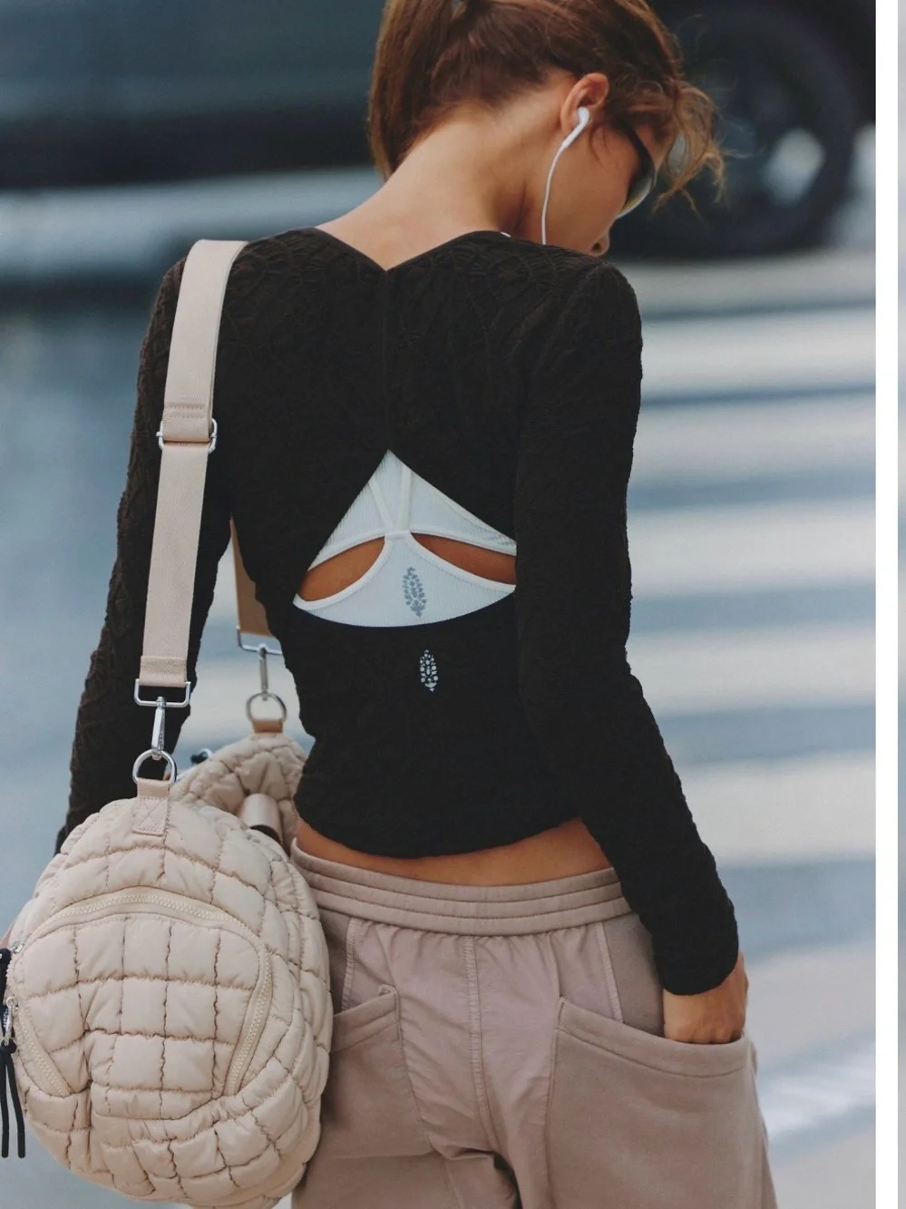 Free People Crochet All Day Long Sleeve